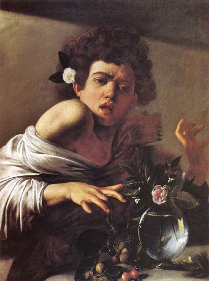 Boy Bitten By A Lizard by Caravaggio
