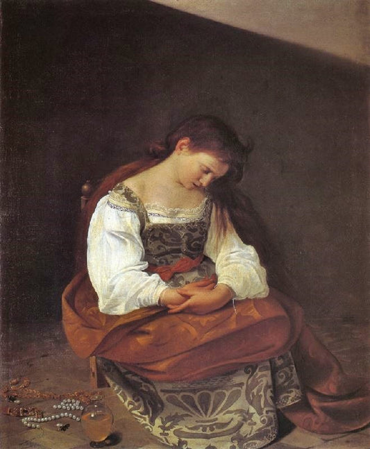 Penitent Magdalen by Caravaggio