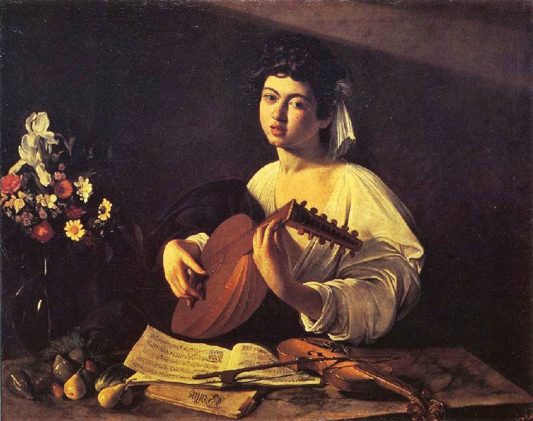The Lute-Player, 1596 by Caravaggio
