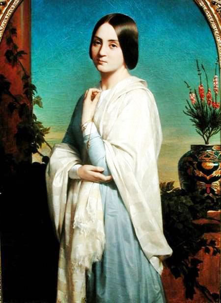 Mme Edouard Dubufe by Claude Marie Paul Dubufe