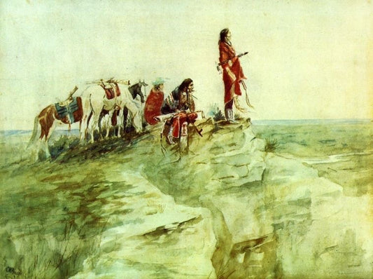 Medicine Rock by Charles Marion Russell