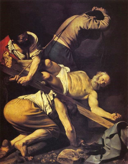 The Crucifixion Of St Peter by Caravaggio