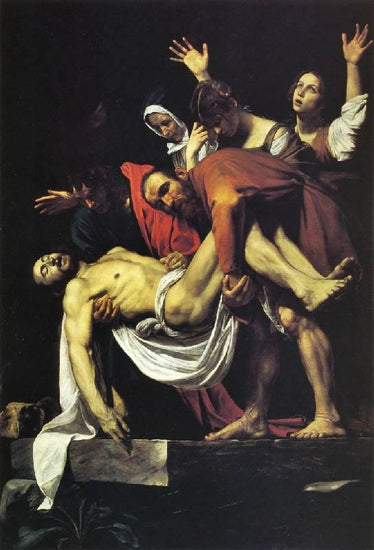 The Entombment Of Christ by Caravaggio