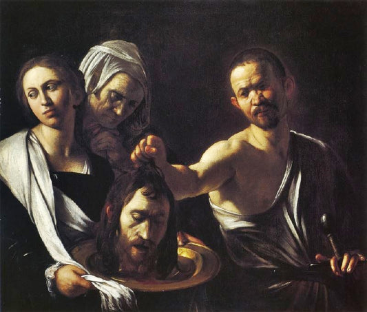 Salome With The Head Of St. John The Baptist by Caravaggio
