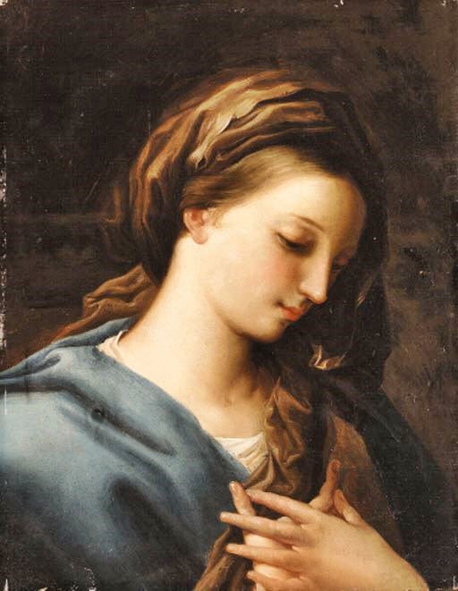 The Madonna Annunciate by Pompeo Batoni