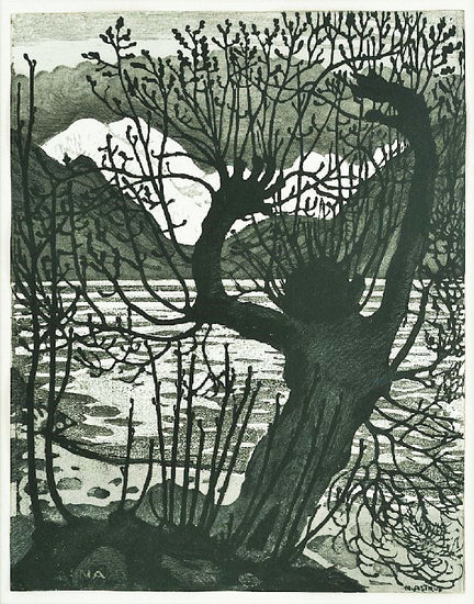 Spring Night And Sallow by Nicolai Astrup