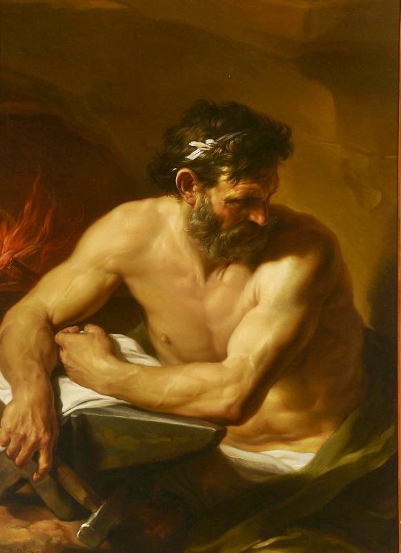 Vulcan by Pompeo Batoni