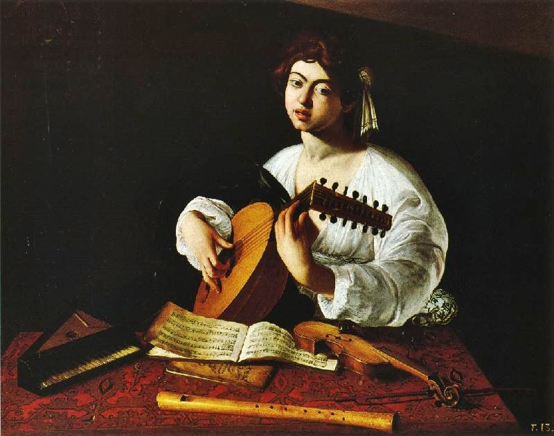 The Lute-Player, 1600 by Caravaggio