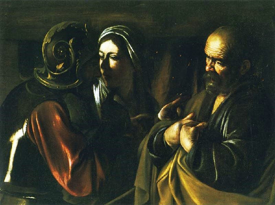 The Denial Of St. Peter by Caravaggio