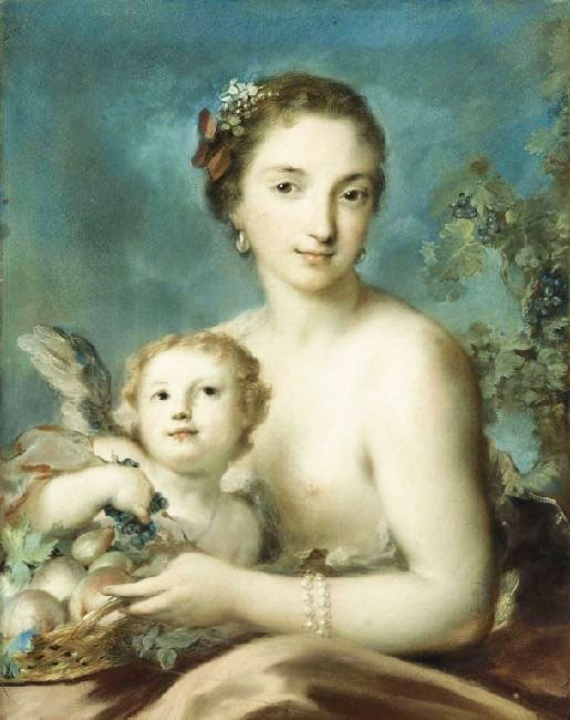 A Personification Of Autumn by Rosalba Carriera