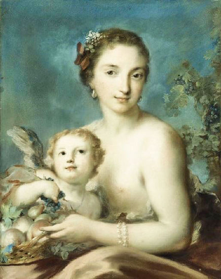A Personification Of Autumn by Rosalba Carriera