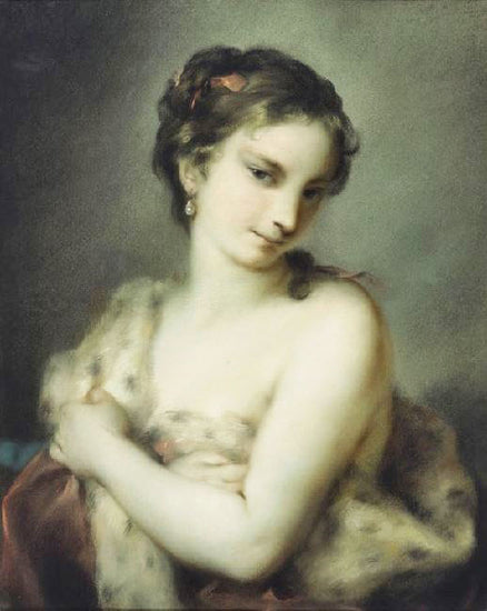 A Personification Of Winter by Rosalba Carriera