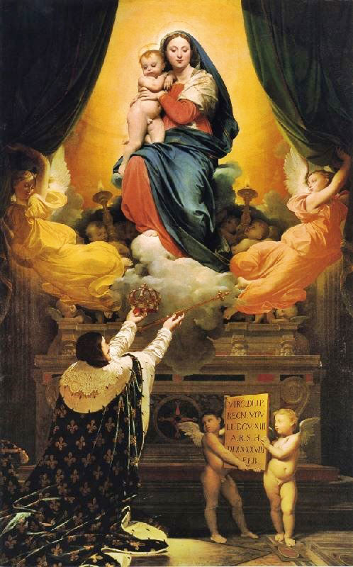 The Vow Of Louis Xiii by Jean-Auguste-Dominique Ingres