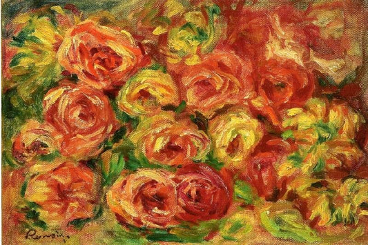 Armful Of Roses by Pierre Auguste Renoir