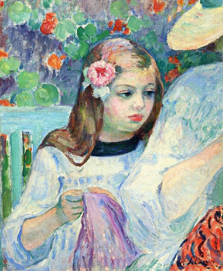 The Sewing Lesson by Henri Lebasque