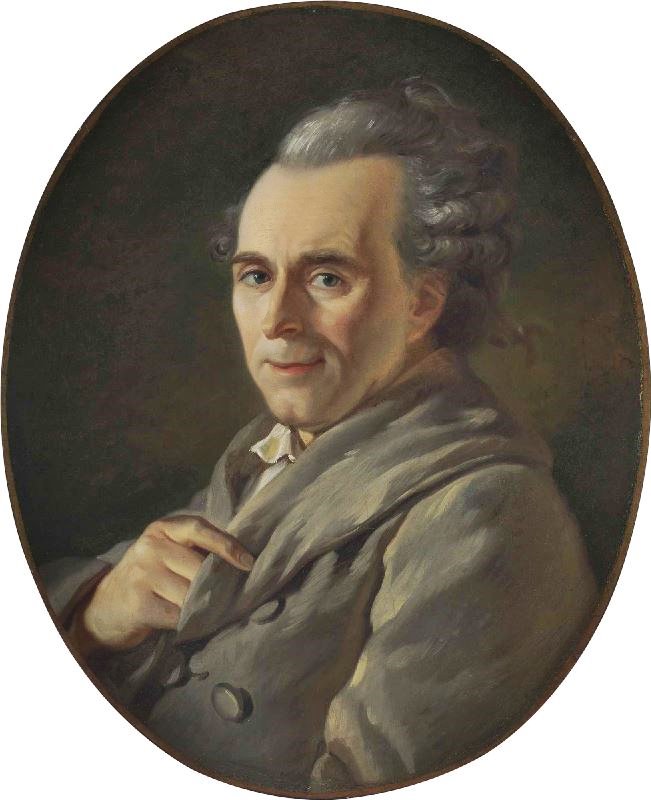 Portrait Of Michel-Jean Sedaine by Jacques-Louis David