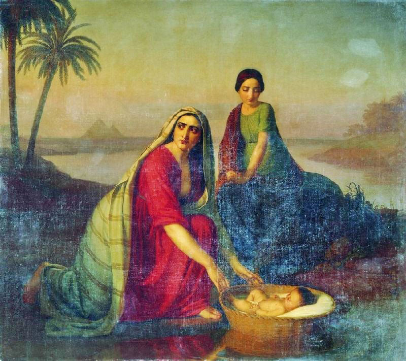 Moses And His Mother by Alexei Tyranov