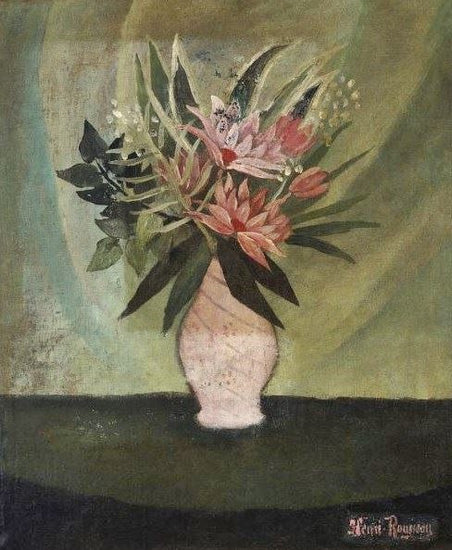Still Life: Vase Of Flowers by Henri Rousseau