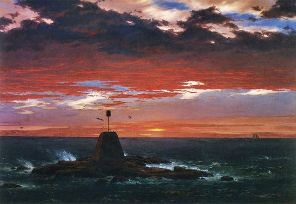 Beacon, Off Mount Desert Island by Frederic Edwin Church