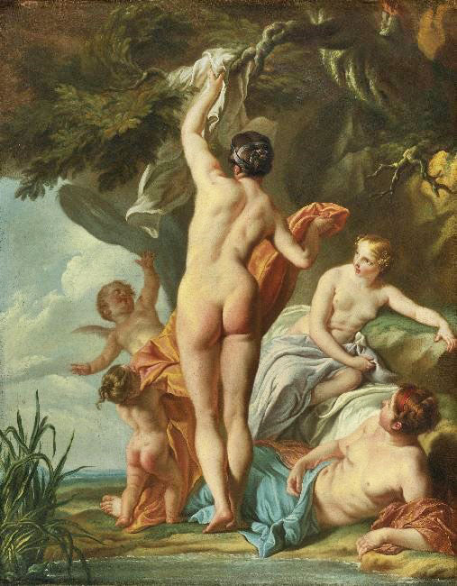 Venus And Her Companions by Noël-Nicolas Coypel III