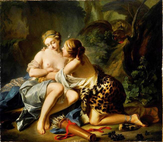 Jupiter, In The Guise Of Diana, And Callisto (Large Version) by Jean-Simon Berthélem
