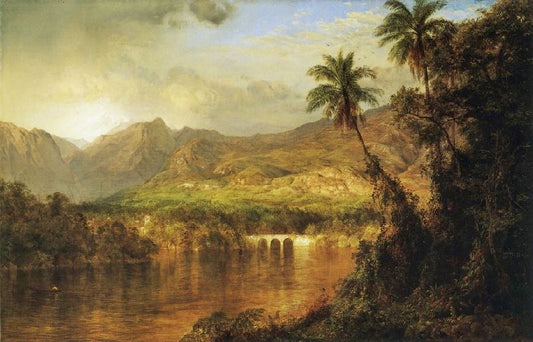 South American Landscape, 1873 by Frederic Edwin Church