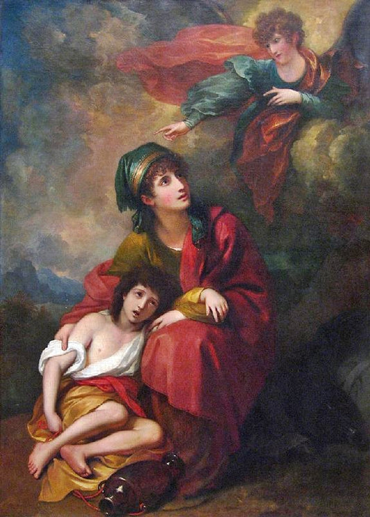 Hagar And Ishmael by Benjamin West