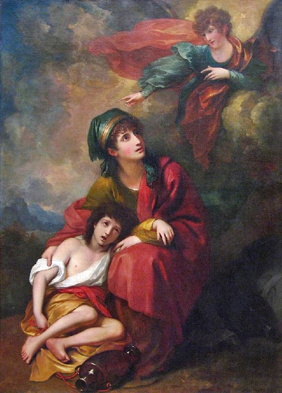 Hagar And Ishmael by Benjamin West