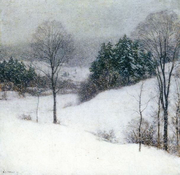 The White Veil by Willard Leroy Metcalf