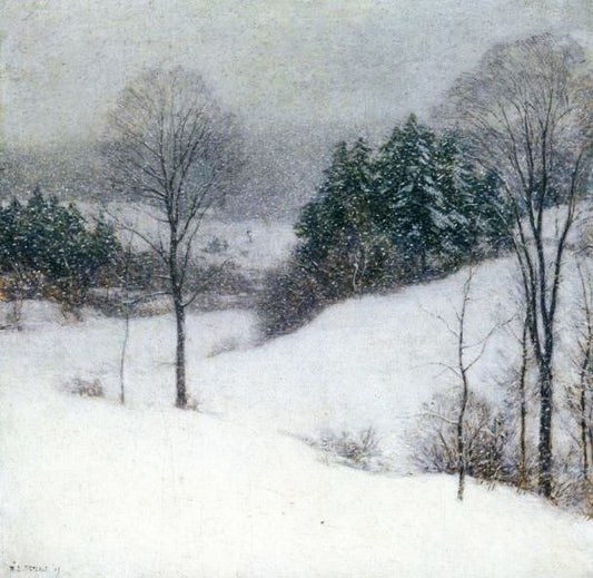 The White Veil by Willard Leroy Metcalf