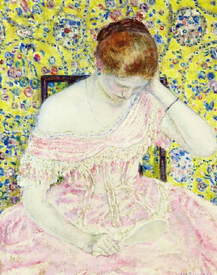The Old Fashioned Gown by Frederick Carl Frieseke