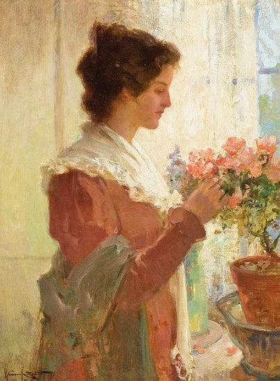Woman By A Window by Walter Granville-Smith