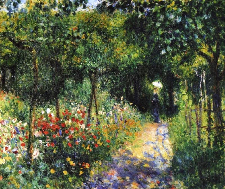 Women In A Garden by Pierre Auguste Renoir