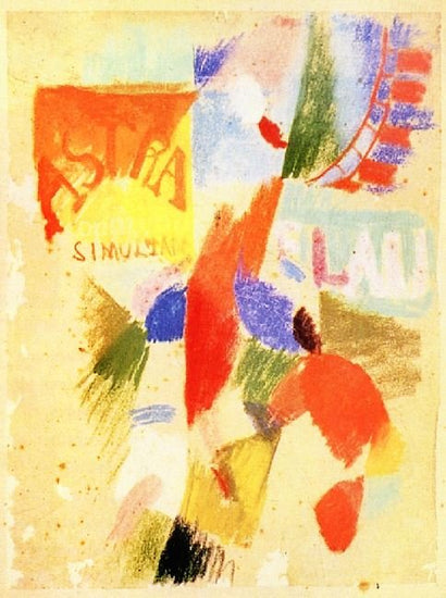 Study For The Cardiff Team by Robert Delauna