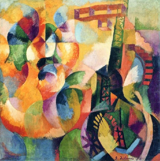 Soleil, Tour, Aéroplane by Robert Delauna