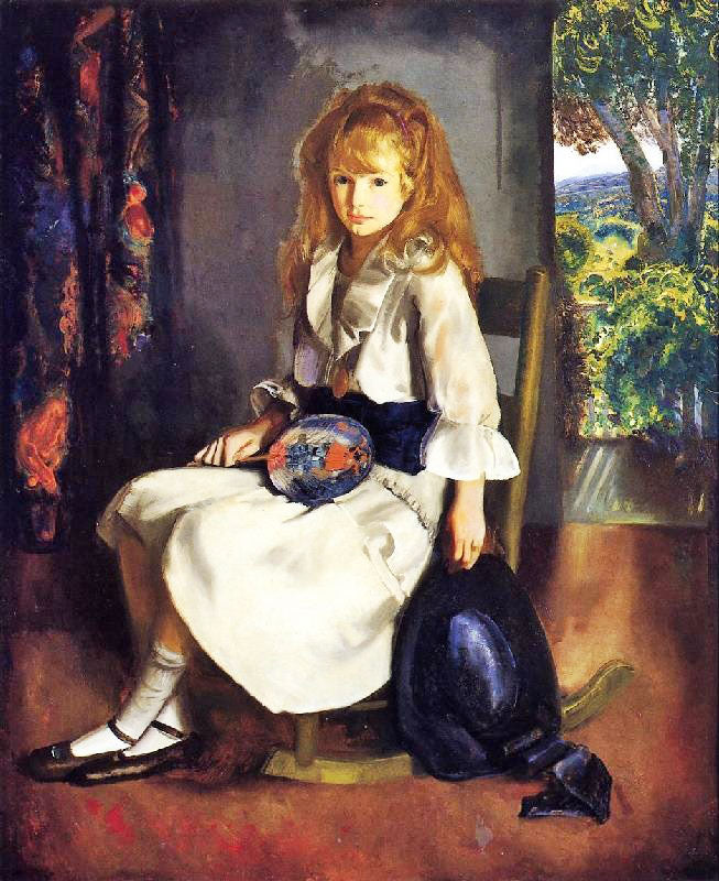 Anne In White by George Wesley Bellows