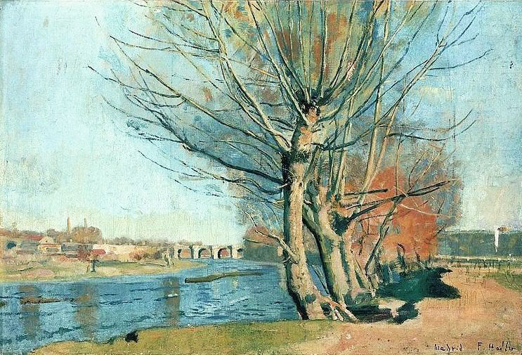 On The Banks Of The Manzanares by Ferdinand Hodler