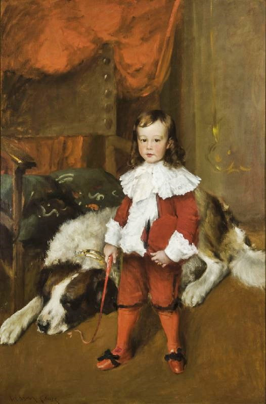 Portrait Of Joseph Lasell by William Merritt Chase