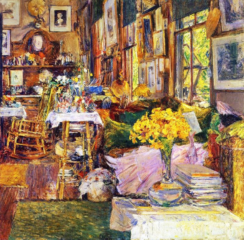 The Room Of Flowers by Childe Hassam