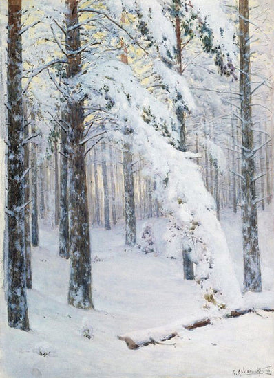 Forest In Winter by Konstantin Kryzhitsk