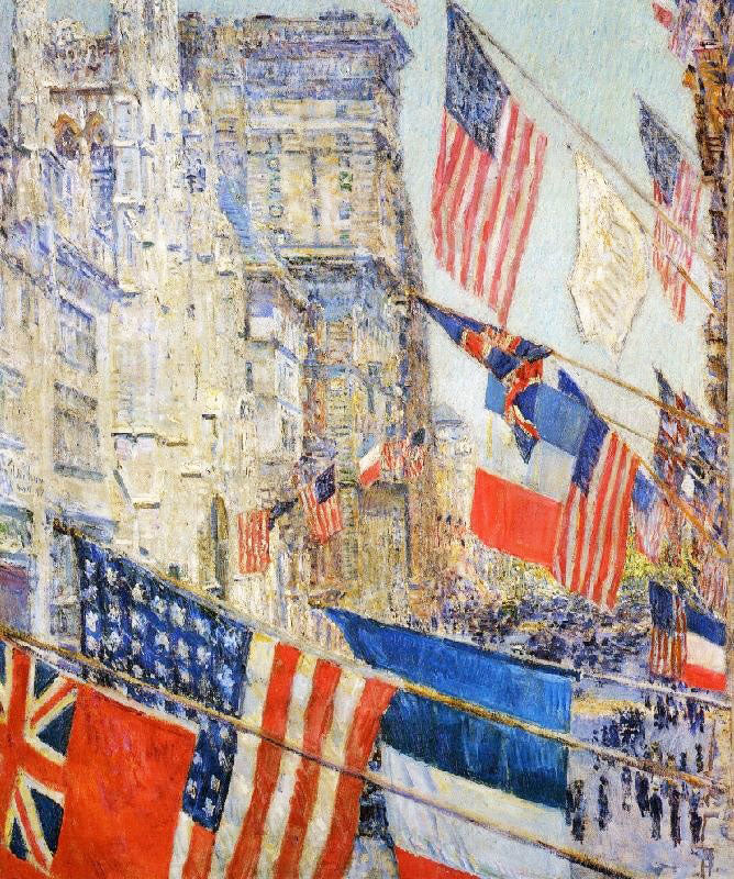 Allies Day, May, 1917 by Childe Hassam