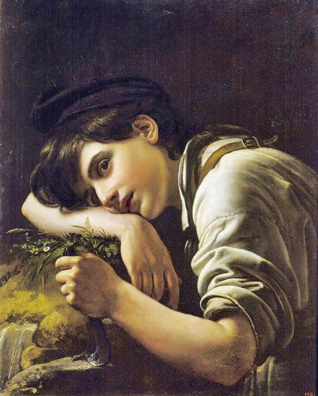 A Young Gardener by Orest Kiprensk