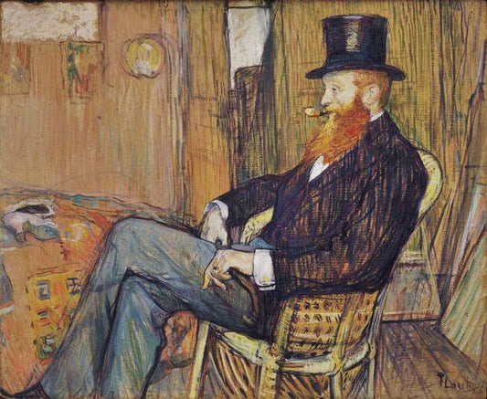 M. De Lauradour by Henri de Toulouse-Lautrec