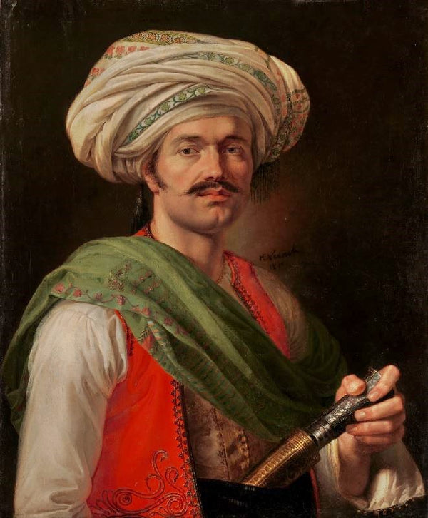 Portrait Of Mameluke, Said To Be Roustam Raza by Horace Vernet