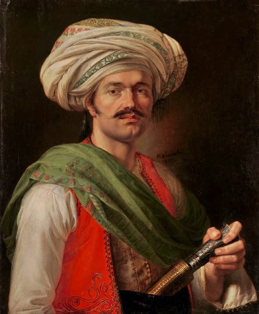 Portrait Of Mameluke, Said To Be Roustam Raza by Horace Vernet