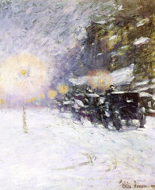 Winter Midnight by Childe Hassam