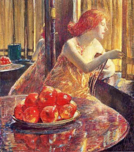 Reflections, Kitty Hughes by Childe Hassam