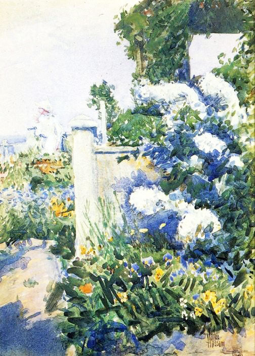 Garden By The Sea, Isles Of Shoals by Childe Hassam