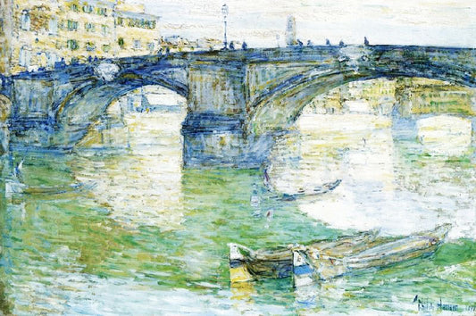 Ponte Santa Trinita by Childe Hassam