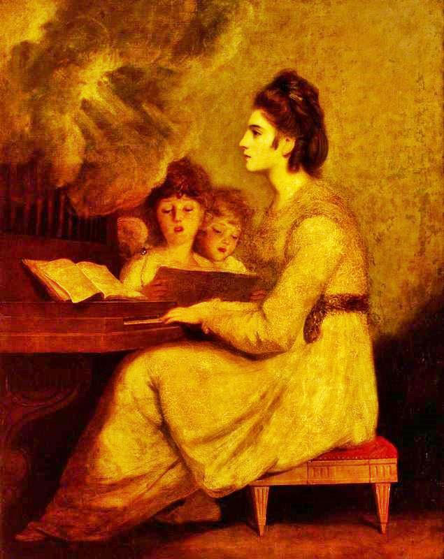 Elizabeth Linley, Mrs Richard Brinsley Sheridan As Saint Cecilia by Sir Joshua Reynolds